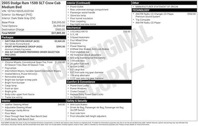 Used 2005 Dodge Ram 1500 SLT Quad Cab for sale #P1215A - photo 1