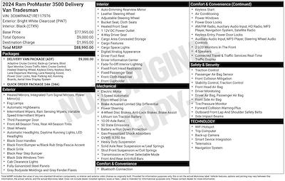 Used 2024 Ram ProMaster EV 3500 - photo 1