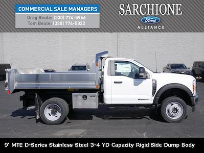 New 2024 Ford F-550 Regular Cab 4WD 9' Monroe Truck Equipment Stainless Steel Dump Truck for sale #6260 - photo 1