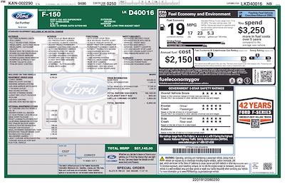 2020 Ford F-150 SuperCrew Cab RWD Pickup for sale #R250917A - photo 2