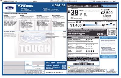 2025 Ford Maverick SuperCrew Cab FWD Pickup for sale #R251345 - photo 2