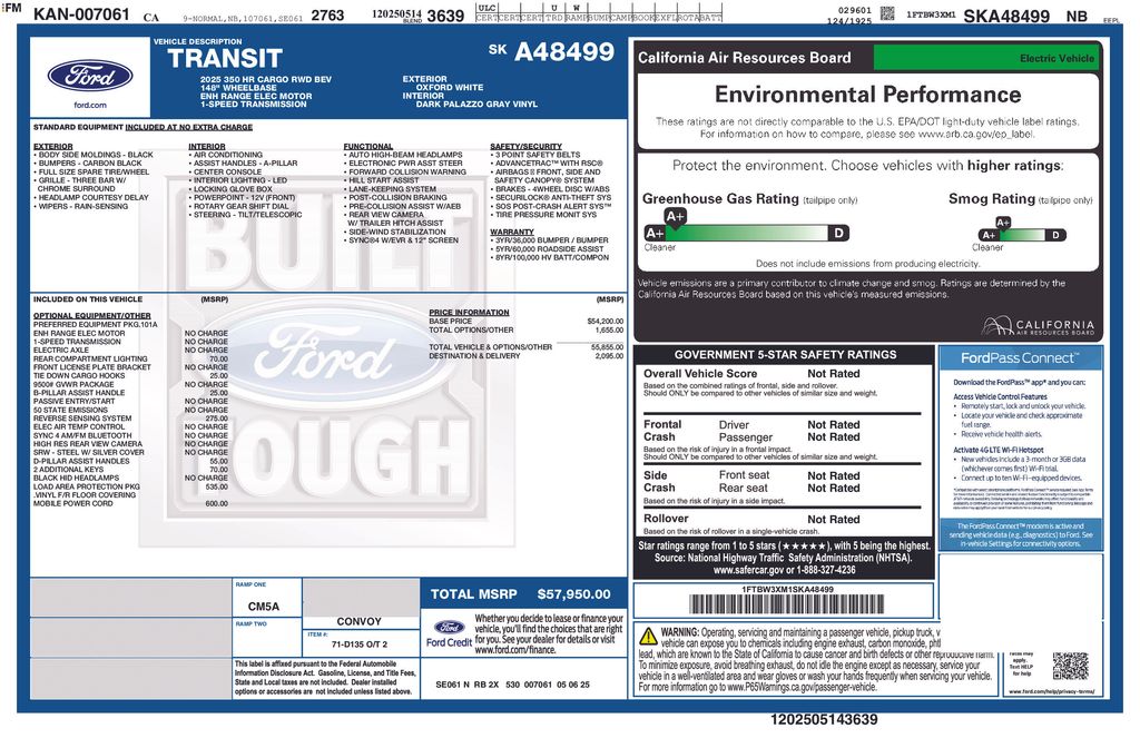 New 2025 Ford E-Transit 350 - photo 5