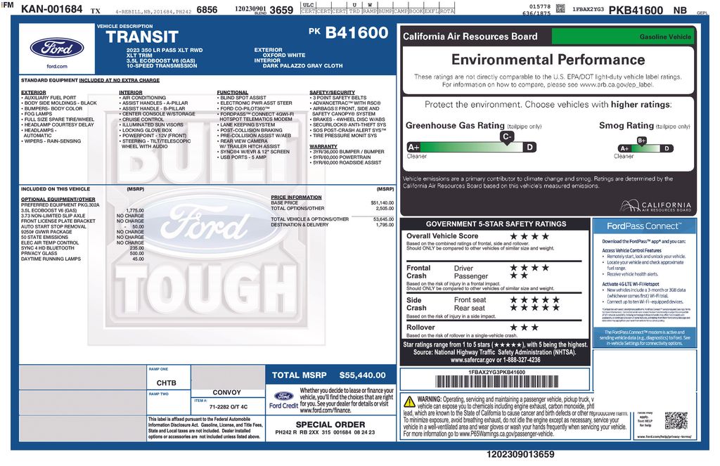 Used 2023 Ford Transit 350 - photo 2