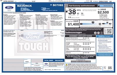 2025 Ford Maverick SuperCrew Cab FWD Pickup for sale #C251145 - photo 2
