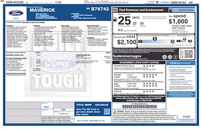 New 2025 Ford Maverick XLT SuperCrew Cab for sale #C253243 - photo 2