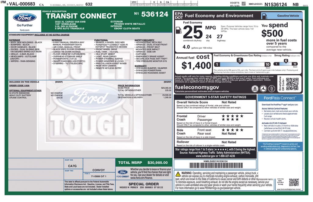 Used 2022 Ford Transit Connect - photo 2