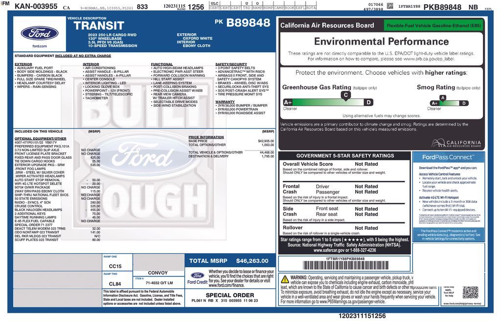 Used 2023 Ford Transit 250 - photo 2