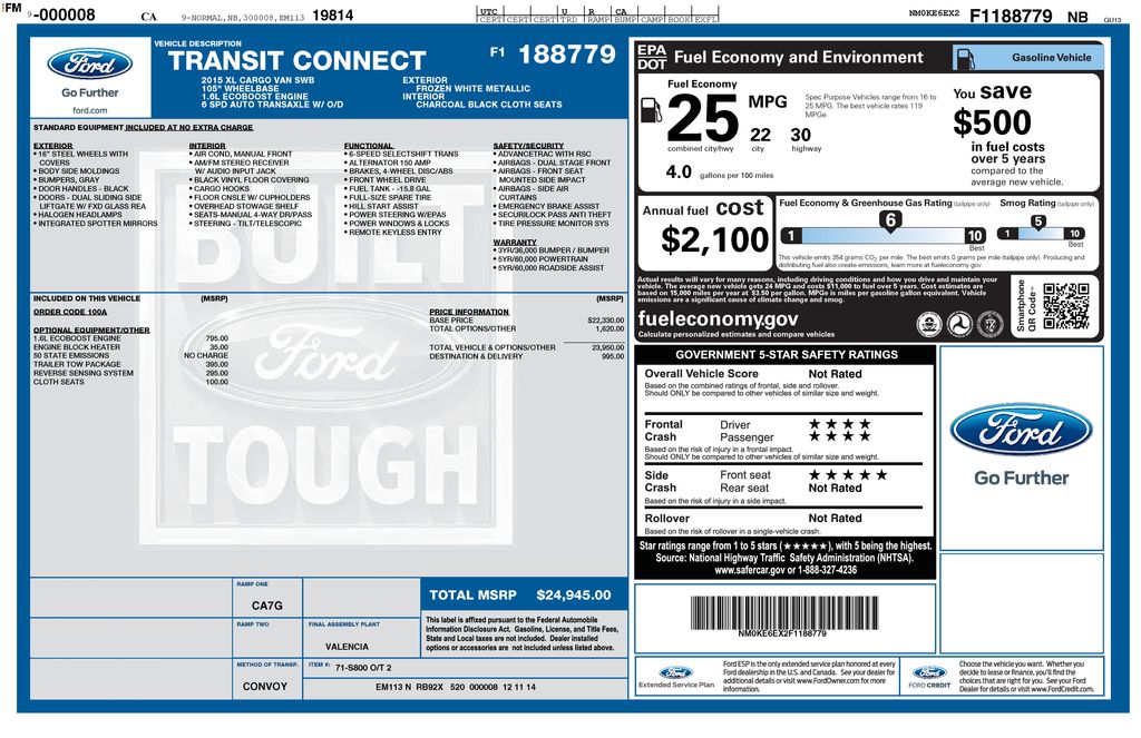 Used 2015 Ford Transit Connect - photo 2