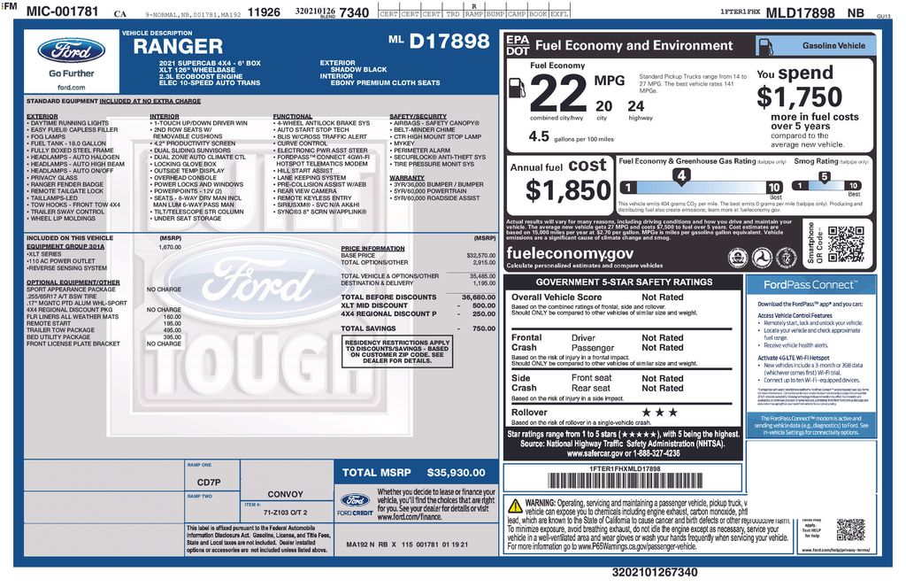 Used 2021 Ford Ranger - photo 2