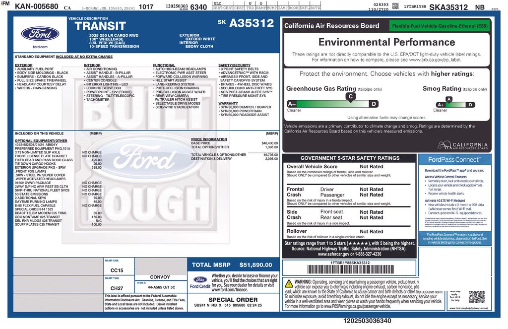 Used 2025 Ford Transit 250 - photo 2