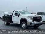 New 2023 GMC Sierra 3500 Pro DRW Regular Cab 4WD Bedrock Flatbed Truck for sale #FT212346 - photo 1