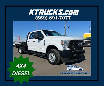 Used 2021 Ford F-350 XL 4x4 4dr Crew Cab 179 in. WB D Crew Cab 4x4 Flatbed Truck for sale #7316 - photo 1