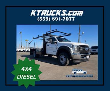 2019 Ford F-550 Regular Cab DRW 4x4, Flatbed Truck for sale #7465 - photo 1