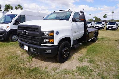 2023 Chevrolet Silverado 5500 Regular Cab DRW RWD, Bedrock Granite Series Flatbed Truck for sale #PH144873 - photo 1