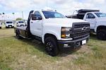 2023 Chevrolet Silverado 5500 Regular Cab DRW RWD, Bedrock Granite Series Flatbed Truck for sale #PH144873 - photo 5