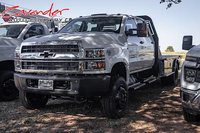 2024 Chevrolet Silverado 5500 Crew Cab DRW 4WD, Bedrock Granite Series Flatbed Truck for sale #RH464388 - photo 1