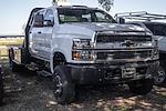 2024 Chevrolet Silverado 5500 Crew Cab DRW 4WD, Bedrock Granite Series Flatbed Truck for sale #RH464388 - photo 4