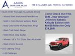 2021 Jeep Wrangler 4x4 SUV for sale #203486P - photo 10