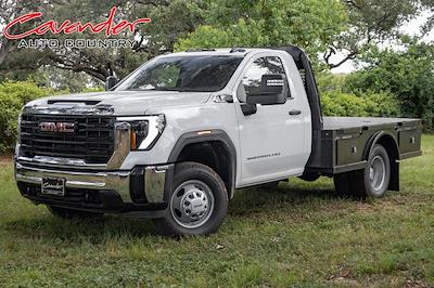 New 2024 GMC Sierra 3500 Pro Regular Cab 4WD Flatbed Truck for sale #RF442418 - photo 1