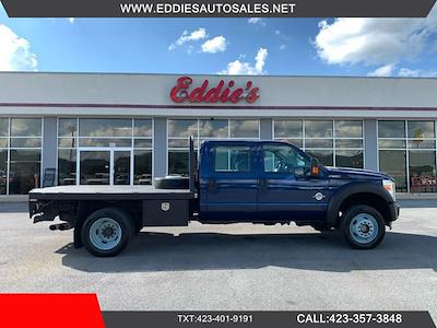 2012 Ford F-550 Crew Cab DRW 4x4 Flatbed Truck for sale #S1415 - photo 1