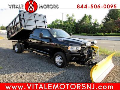 Used 2021 Ram 3500 CREW CAB, DUMP TRUCK, 4X4 SNOW P Crew Cab 4x4 Stake Bed for sale #VM12623 - photo 1
