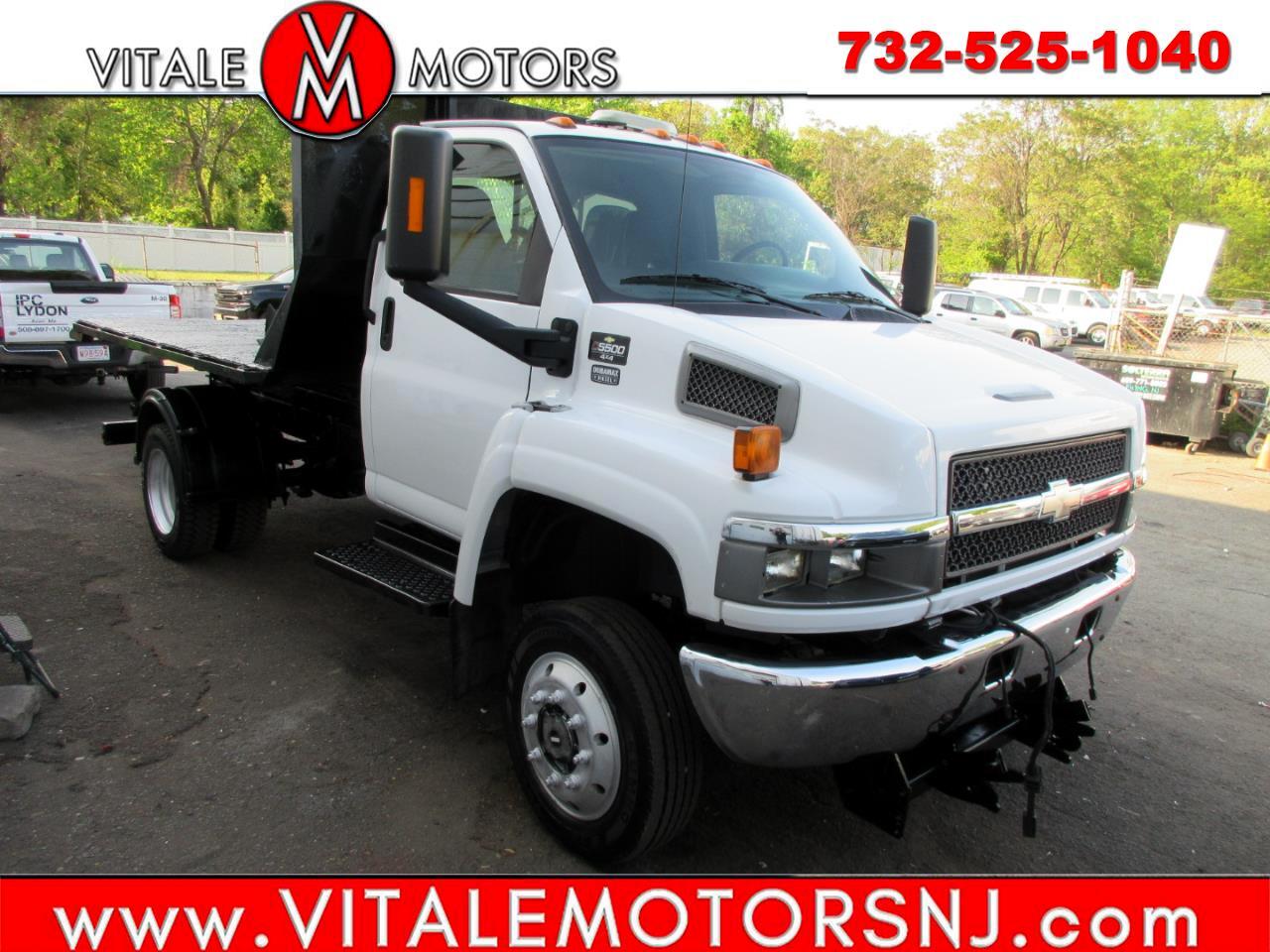 Used 2008 Chevrolet Kodiak C5500 Flatbed Truck for sale in South