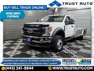 2022 Ford F-600 Regular Cab DRW 4x4 Flatbed Truck for sale #A12293 - photo 1
