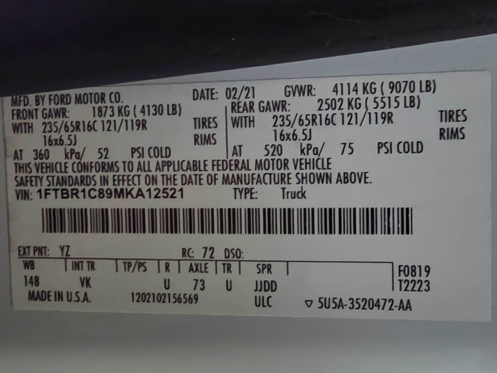 Used 2021 Ford Transit 250 - photo 35