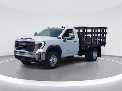 New 2025 GMC Sierra 3500 Regular Cab 4x4 9' CM Truck Beds Stake Bed for sale #19G96739 - photo 1