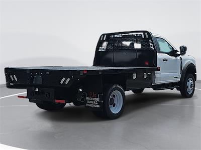 New 2024 Ford F-550 XL Regular Cab 11' PJ's Steel Flatbed Truck with Gooseneck Hitch for sale #51547 - photo 2