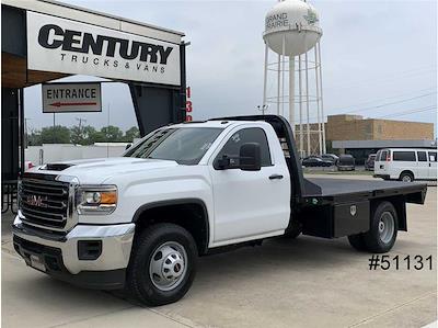 Used 2019 GMC Sierra 3500 Base Regular Cab 11' CM Truck Beds Flatbed Truck with Gooseneck Hitch for sale #51131 - photo 1
