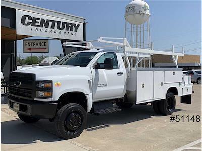 Used 2023 Chevrolet Silverado 6500 Regular Cab 4WD 12' Harbor Contractor Truck for sale #51148 - photo 1