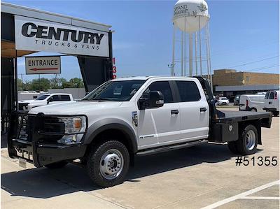 Used 2020 Ford F-550 XL Crew Cab 4WD 9' CM Truck Beds Flatbed Truck with Gooseneck Hitch for sale #51355 - photo 1