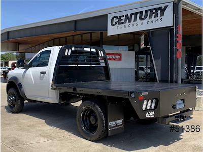Used 2024 Ram 5500 Tradesman Regular Cab 4WD 9' CM Truck Beds Flatbed Truck with Gooseneck Hitch for sale #51386 - photo 2