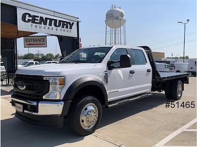 Used 2021 Ford F-550 Crew Cab 4WD Flatbed Truck for sale #51465 - photo 1