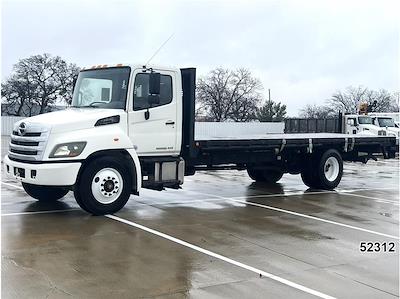 Used 2015 Hino 268 Single Cab Flatbed Truck for sale #52312 - photo 1