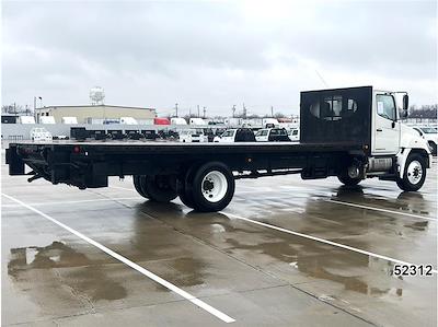 Used 2015 Hino 268 Single Cab Flatbed Truck for sale #52312 - photo 2