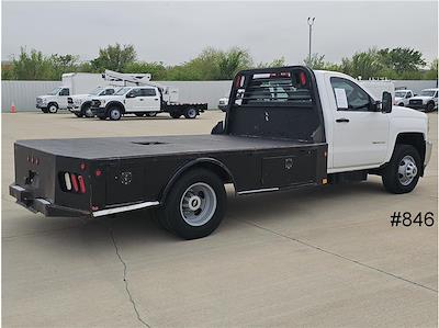 Used 2016 Chevrolet Silverado 3500 Work Truck Regular Cab 4WD 11' CM Truck Beds Flatbed Truck with Gooseneck Hitch for sale #846 - photo 2
