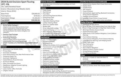 Used 2024 Buick Envision Sport Touring for sale #47876 - photo 2