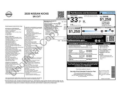 2020 Nissan Kicks FWD SUV for sale #LL516600 - photo 2