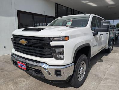 New 2025 Chevrolet Silverado 3500 Work Truck Crew Cab 4x4 8' 6" CM Truck Beds Flatbed Truck for sale #SF213195 - photo 1