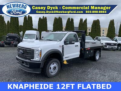 2024 Ford F-550 Regular Cab DRW 4x4 Knapheide Flatbed Truck for sale #2420061 - photo 1