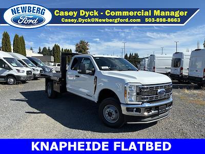 New 2025 Ford F-350 XL Super Cab 4x4 9' 5" Knapheide Steel Flatbed Truck for sale #252386 - photo 1