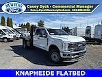 New 2025 Ford F-350 XL Super Cab 4x4 9' 5" Knapheide Steel Flatbed Truck for sale #252386 - photo 1