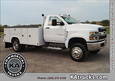 Used 2023 Chevrolet Silverado 6500 Regular Cab 4x4 Reading 11' Service Truck for sale #130945 - photo 1