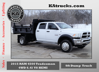 Used 2015 Ram 4500 Tradesman Crew Cab 4x4 Galion Dump Truck for sale #595072 - photo 1