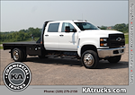 Used 2022 Chevrolet Silverado 5500 Crew Cab 4x4 11' CM Truck Beds Steel Flatbed Truck for sale #618929 - photo 1