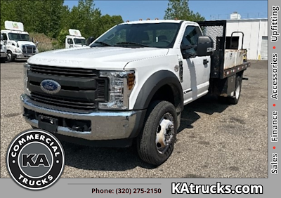 Used 2019 Ford F-550 XL Regular Cab 12' Steel Flatbed Truck for sale #A00684 - photo 1