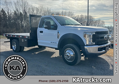 Used 2019 Ford F-550 Regular Cab Steel Flatbed Truck for sale #A00684 - photo 1