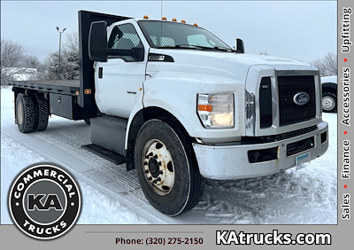 Used 2017 Ford F-650 Regular Cab Steel Flatbed Truck for sale #B07856 - photo 1